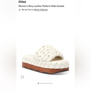 Chloe Wavy Platform Sandals